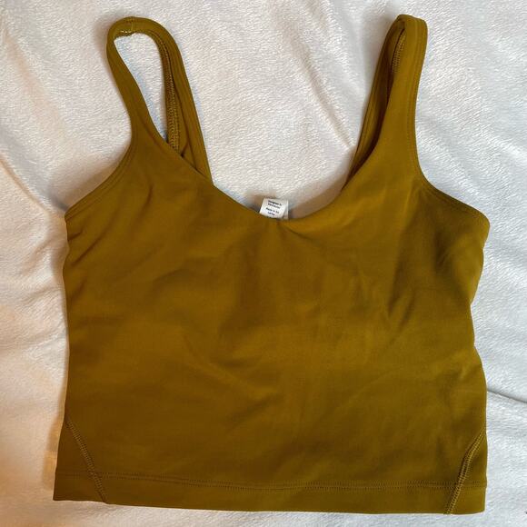 LULULEMON Align Tank Mustard Yellow Gold 0 XS Extra Small - Picture 1 of 4